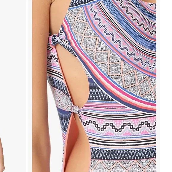 Red Carter Boho Festival One Piece L - Picture 3 of 11